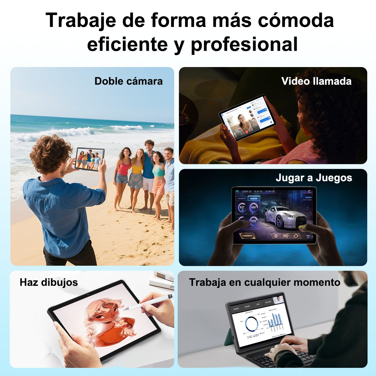 Rikkai X7 Tablet 11", Android 15, 16GB RAM 256GB ROM, Wi-Fi 8000mAh Battery, 3000x1440 HD IPS Touchcreen Display, Bluetooth5.0