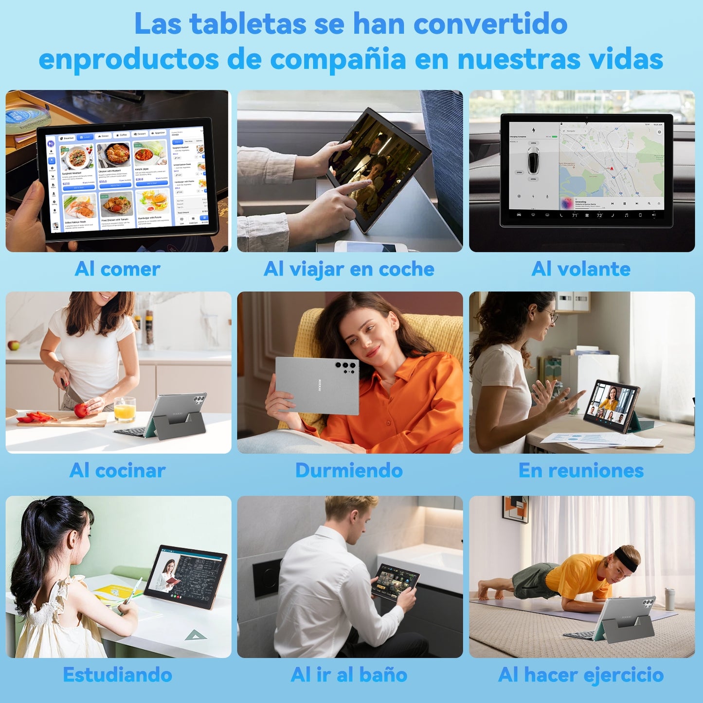 Tableta S25 de 10.1 pulgadas con Android 15, 16 GB de RAM, 256 GB de almacenamiento expandible hasta 1 TB, pantalla táctil IPS HD de 3000 x 1440, batería de 8800 mAh, Bluetooth 5.0